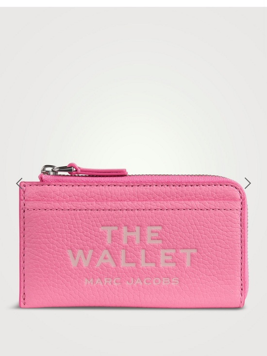Marc Jacobs Accessories - Marc Jacob pink leather wallet / card case